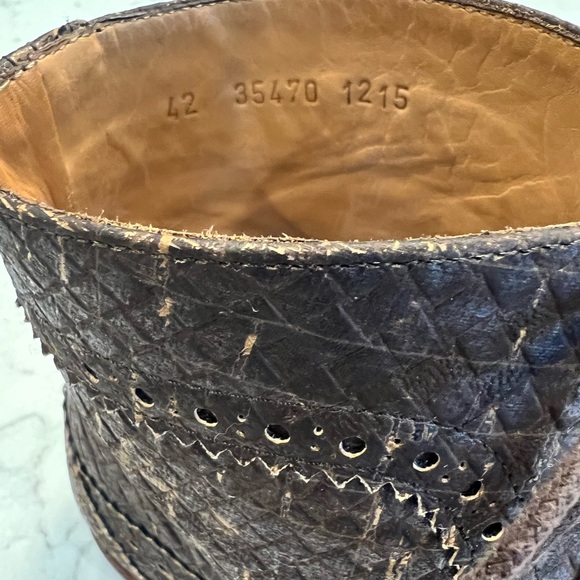 Rutz Men’s Wingtip Boots. Cork. Unique. Size 42 (Size 9 in US). - Picture 7 of 10